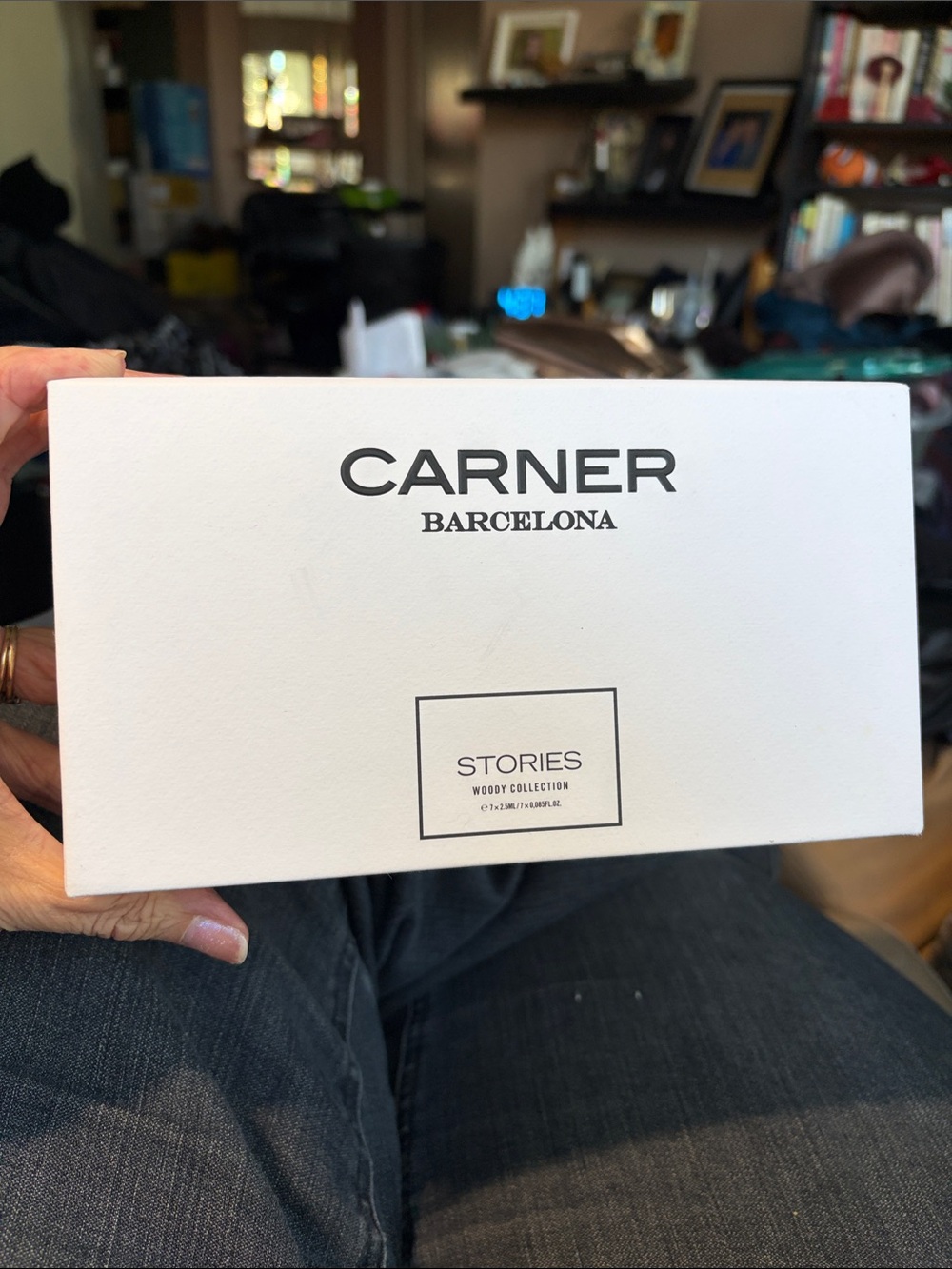 Carner Barcelona Stories Woody Collection of 7 mini Natural Sprays. New!